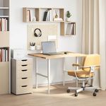 Casa si Gradina - Mobilier - Feronerie si accesorii mobila - Blat de birou netratat Lemn masiv de stejar dreptunghiular, mărime 100x80x2.5 cm - Infinity.ro