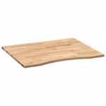 Casa si Gradina - Mobilier - Feronerie si accesorii mobila - Blat de birou netratat Lemn masiv de stejar dreptunghiular, mărime 100x80x2.5 cm - Infinity.ro