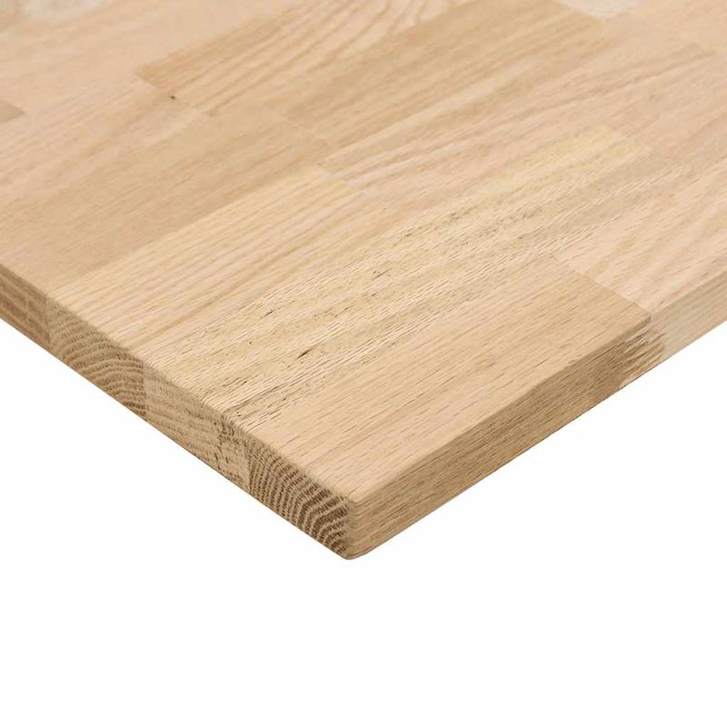 Casa si Gradina - Mobilier - Feronerie si accesorii mobila - Blat de birou netratat Lemn masiv de stejar dreptunghiular, mărime 100x80x2.5 cm - Infinity.ro