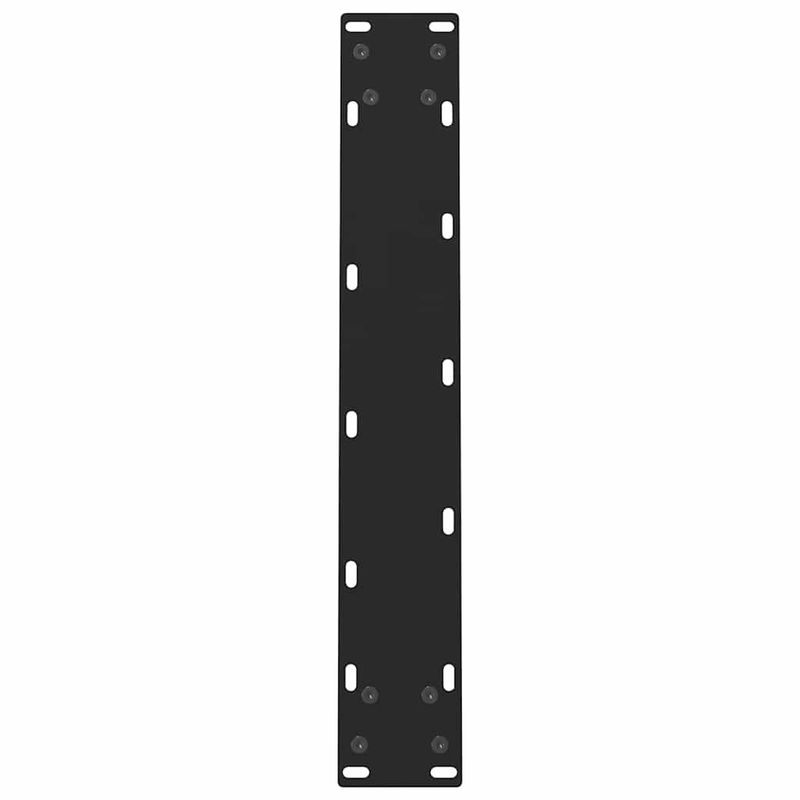 Casa si Gradina - Mobilier - Feronerie si accesorii mobila - Picioare masuta de cafea Negru 2 buc 60x(72-73) cm Otel - Infinity.ro
