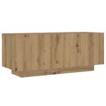 Casa si Gradina - Mobilier - Comode si corpuri - Comode - Dulap TV cu LED stejar artizanal 300x35x40 cm lemn prelucrat - Infinity.ro