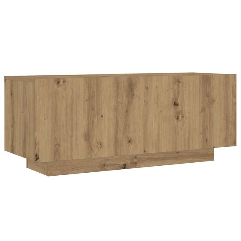 Casa si Gradina - Mobilier - Comode si corpuri - Comode - Dulap TV cu LED stejar artizanal 300x35x40 cm lemn prelucrat - Infinity.ro