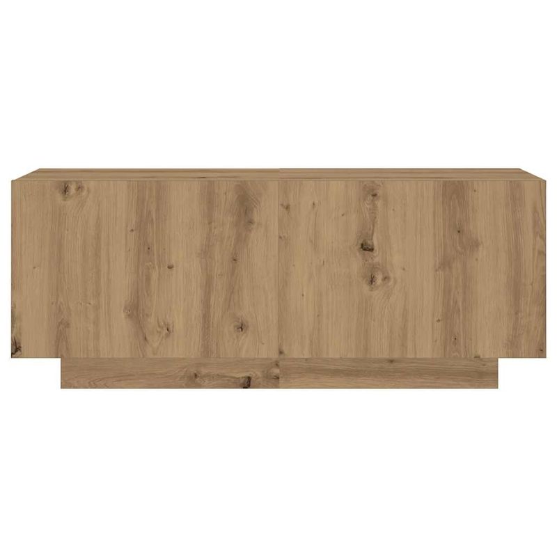 Casa si Gradina - Mobilier - Comode si corpuri - Comode - Dulap TV cu LED stejar artizanal 300x35x40 cm lemn prelucrat - Infinity.ro