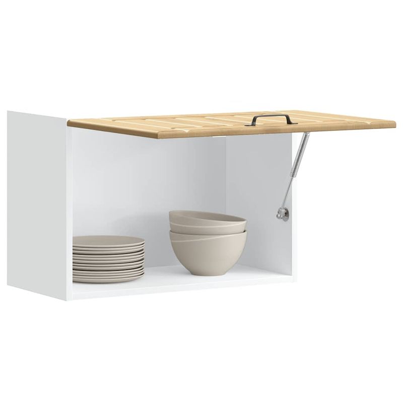 Casa si Gradina - Mobilier - Comode si corpuri - Corpuri bucatarie - Dulap de bucatarie „Lucca” din lemn de stejar artificial, mărime 60x31x40 cm, model 1x dulap de perete (1 ușă rabatabilă) - Infinity.ro