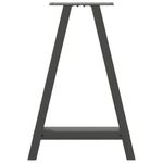 Casa si Gradina - Mobilier - Feronerie si accesorii mobila - Picioare pentru masuta cafea in forma de A, 2 buc Antracit Otel, mărime 50x(72-73) cm - Infinity.ro