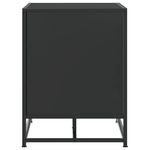 Casa si Gradina - Mobilier - Organizare si depozitare - Bancute - Banca pentru incaltaminte neagra lemn si metal prelucrat - Infinity.ro