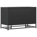 Casa si Gradina - Mobilier - Organizare si depozitare - Bancute - Banca pentru incaltaminte neagra lemn si metal prelucrat - Infinity.ro