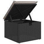 Casa si Gradina - Gradina si terasa - Mobilier exterior - Seturi mobila gradina - Set mobilier de gradina cu perne, 5 piese, negru, poliratan - Infinity.ro