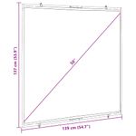 TV, Audio-Video si Foto - Videoproiectoare si accesorii - Ecrane proiectie - Ecran de proiectie suspendat pe perete 72 inch 1:1 - Infinity.ro