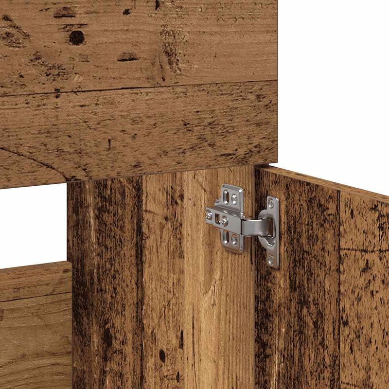 Casa si Gradina - Mobilier - Mobilier baie - Comode baie - Dulap de baie cu oglinda Lemn vechi Lemn prelucrat - Infinity.ro