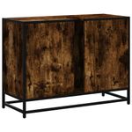 Casa si Gradina - Mobilier - Mobilier baie - Comode baie - Dulap chiuveta de baie stejar fumuriu 80x33x60 cm lemn compozit - Infinity.ro