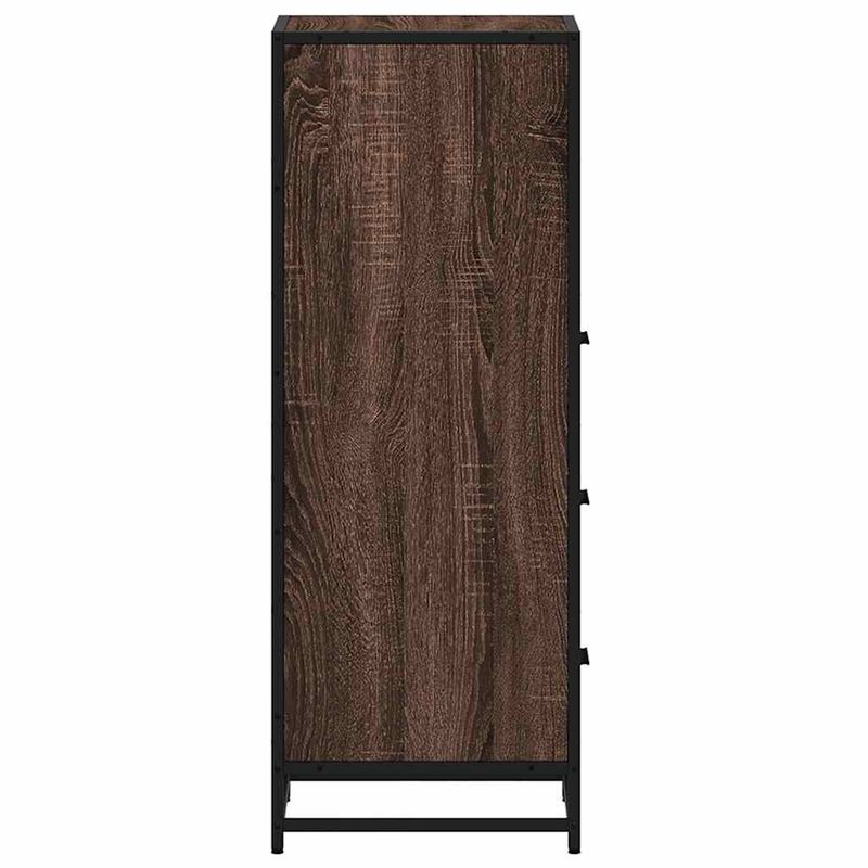 Casa si Gradina - Mobilier - Mobilier baie - Comode baie - Dulap de baie, stejar maro, 35x37,5x100 cm, lemn prelucrat - Infinity.ro