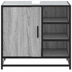Casa si Gradina - Mobilier - Mobilier baie - Comode baie - Dulap pentru chiuveta de baie gri Sonoma 65x33x60 cm lemn - Infinity.ro