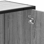 Casa si Gradina - Mobilier - Mobilier baie - Comode baie - Dulap pentru chiuveta de baie gri Sonoma 65x33x60 cm lemn - Infinity.ro