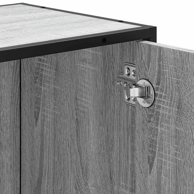 Casa si Gradina - Mobilier - Mobilier baie - Comode baie - Dulap pentru chiuveta de baie gri Sonoma 65x33x60 cm lemn - Infinity.ro