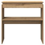 Casa si Gradina - Mobilier - Comode si corpuri - Console - Masuta consola, stejar artizanal, 80x30x80 cm, lemn prelucrat - Infinity.ro