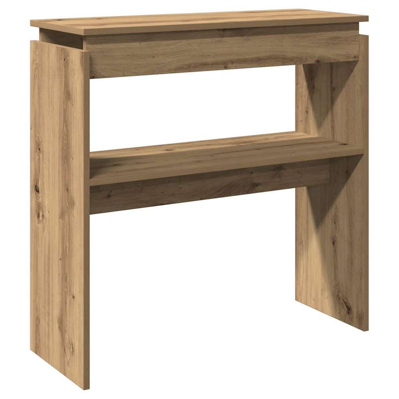 Casa si Gradina - Mobilier - Comode si corpuri - Console - Masuta consola, stejar artizanal, 80x30x80 cm, lemn prelucrat - Infinity.ro