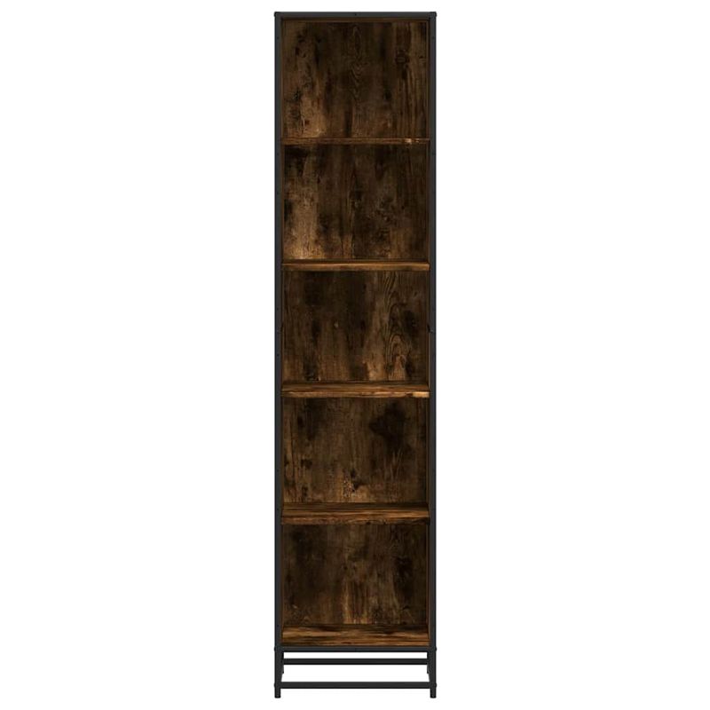 Casa si Gradina - Mobilier - Biblioteci si rafturi - Biblioteci - Biblioteca, stejar fumuriu, 40x35x170,5 cm, lemn prelucrat - Infinity.ro