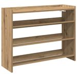 Casa si Gradina - Mobilier - Organizare si depozitare - Organizator incaltaminte - Pantofar, stejar artizanal, 80x25x61,5 cm lemn prelucrat, lăţime 80 cm, înălțime 62 cm - Infinity.ro