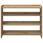 Casa si Gradina - Mobilier - Organizare si depozitare - Organizator incaltaminte - Pantofar, stejar artizanal, 80x25x61,5 cm lemn prelucrat, lăţime 80 cm, înălțime 62 cm - Infinity.ro