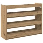 Casa si Gradina - Mobilier - Organizare si depozitare - Organizator incaltaminte - Pantofar, stejar artizanal, 80x25x61,5 cm lemn prelucrat, lăţime 80 cm, înălțime 62 cm - Infinity.ro