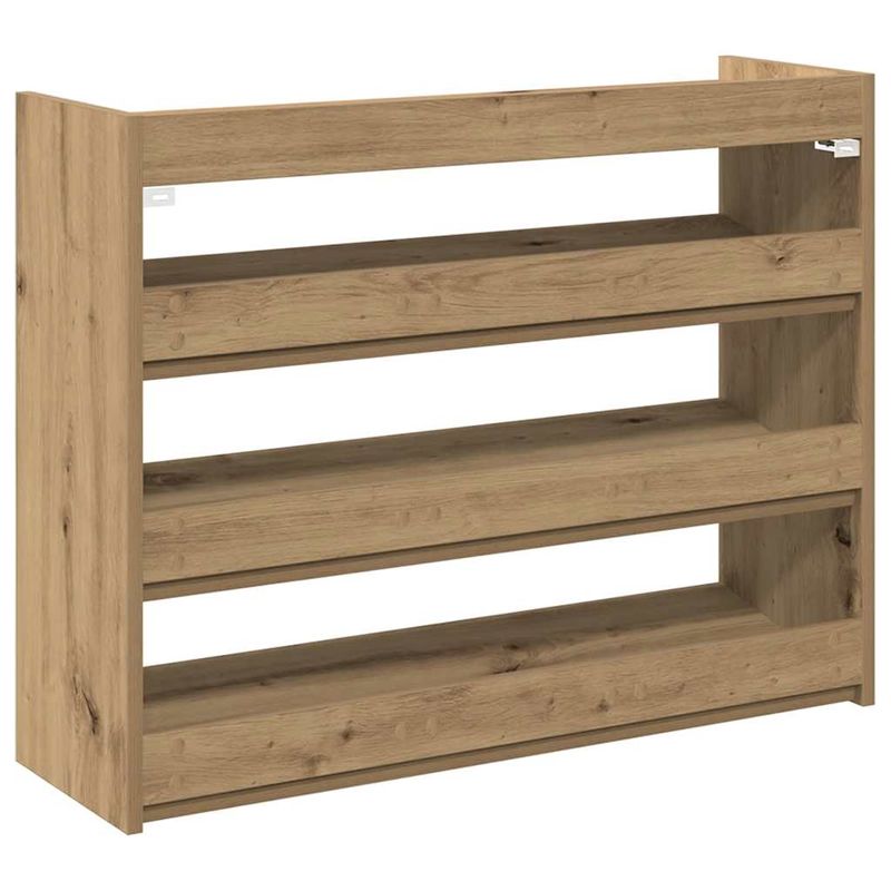 Casa si Gradina - Mobilier - Organizare si depozitare - Organizator incaltaminte - Pantofar, stejar artizanal, 80x25x61,5 cm lemn prelucrat, lăţime 80 cm, înălțime 62 cm - Infinity.ro