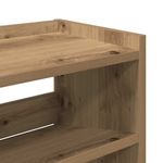 Casa si Gradina - Mobilier - Organizare si depozitare - Organizator incaltaminte - Pantofar, stejar artizanal, 80x25x61,5 cm lemn prelucrat, lăţime 80 cm, înălțime 62 cm - Infinity.ro