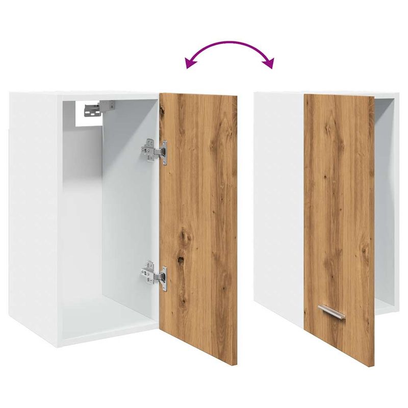 Casa si Gradina - Mobilier - Comode si corpuri - Corpuri bucatarie - Dulap suspendat, stejar artizanal, 30x31x60 cm, lemn prelucrat - Infinity.ro