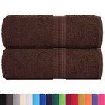 Casa si Gradina - Textile si covoare - Textile baie - Prosoape - Prosoape pentru oaspeti 2 buc maro 30x50cm 360 g/m² 100% bumbac - Infinity.ro