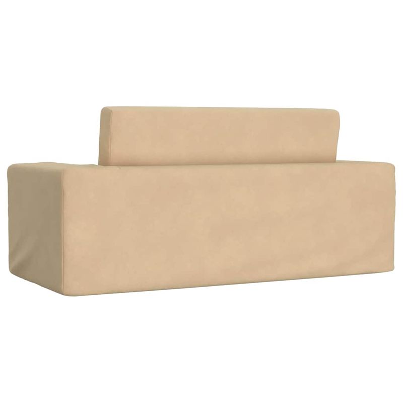 Casa si Gradina - Mobilier - Mobilier copii - Mobilier camera copiilor - Canapea extensibila de copii cu 2 locuri, crem, plus moale - Infinity.ro