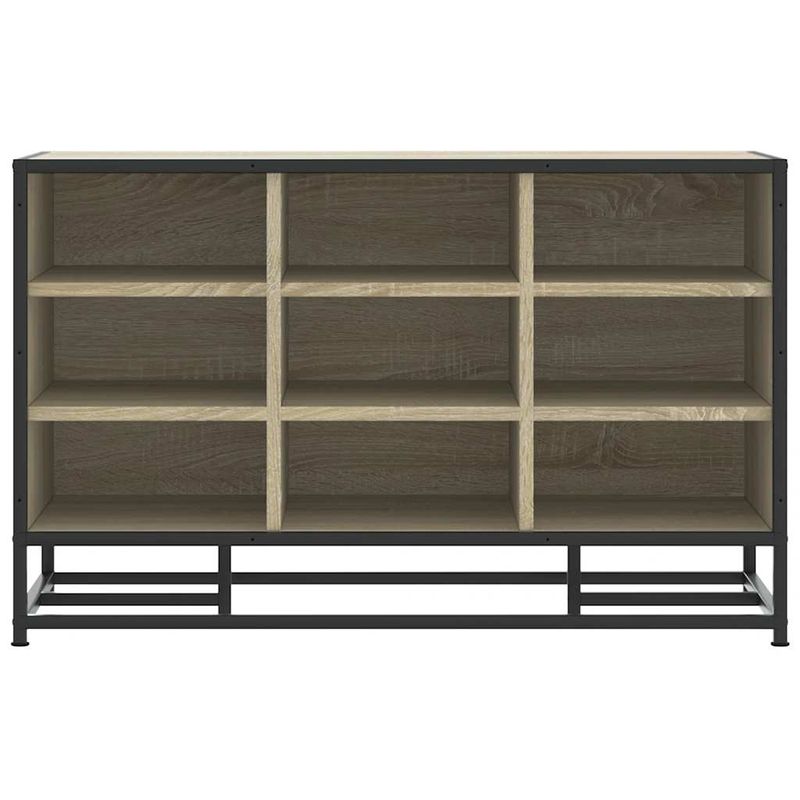 Casa si Gradina - Mobilier - Organizare si depozitare - Bancute - Banca pentru incaltaminte Stejar Sonoma Lemn prelucrat si metal - Infinity.ro