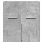 Casa si Gradina - Mobilier - Mobilier baie - Comode baie - Dulap de chiuveta baie, gri beton 41x38,5x46 cm lemn prelucrat - Infinity.ro