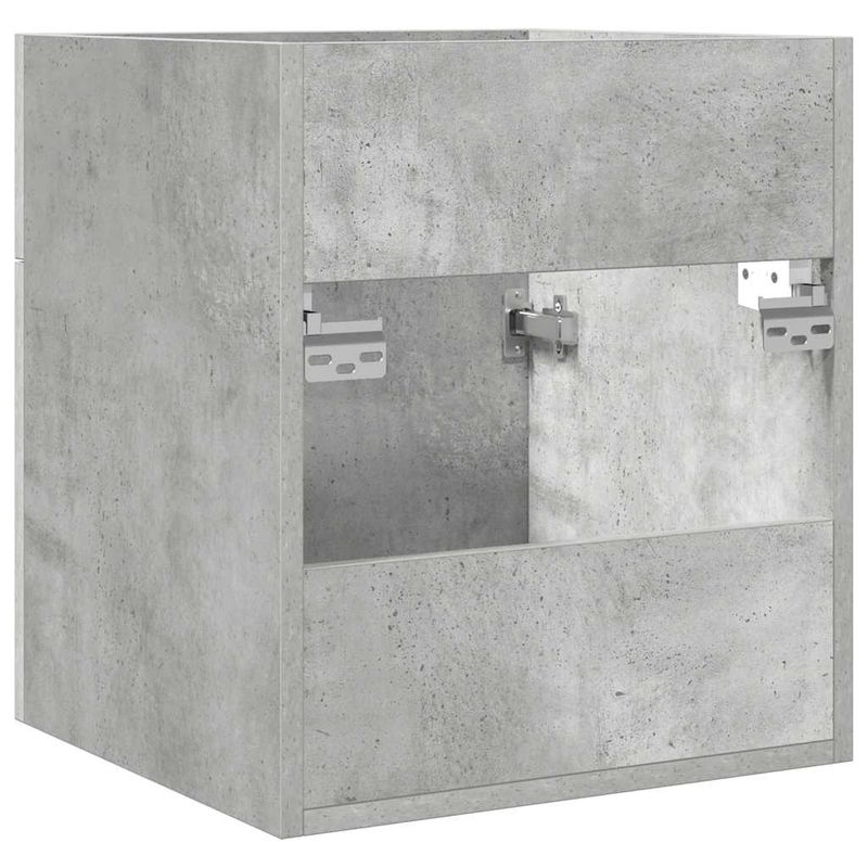 Casa si Gradina - Mobilier - Mobilier baie - Comode baie - Dulap de chiuveta baie, gri beton 41x38,5x46 cm lemn prelucrat - Infinity.ro