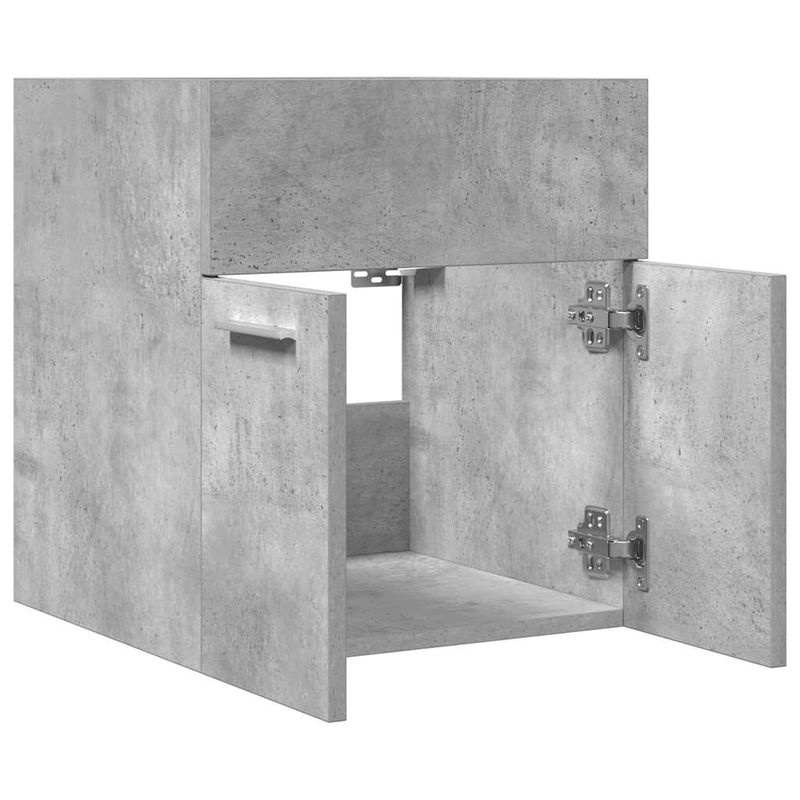 Casa si Gradina - Mobilier - Mobilier baie - Comode baie - Dulap de chiuveta baie, gri beton 41x38,5x46 cm lemn prelucrat - Infinity.ro