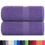 Casa si Gradina - Textile si covoare - Textile baie - Prosoape - Prosoape de sapun 2 buc Violet 30x30 cm 360 g/m² 100% bumbac - Infinity.ro