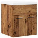 Casa si Gradina - Mobilier - Seturi de mobilier - Seturi baie - Set mobilier de baie, 2 piese, lemn vechi, lemn prelucrat - Infinity.ro