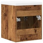 Casa si Gradina - Mobilier - Seturi de mobilier - Seturi baie - Set mobilier de baie, 2 piese, lemn vechi, lemn prelucrat - Infinity.ro