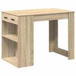 Casa si Gradina - Mobilier - Mese si birouri - Birouri - Birou cu sertar raft Stejar Sonoma 102x62x77,5cm lemn prelucrat - Infinity.ro