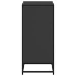 Casa si Gradina - Mobilier - Biblioteci si rafturi - Biblioteci - Dulap cu carti negru 60x35x76 cm lemn prelucrat - Infinity.ro