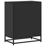 Casa si Gradina - Mobilier - Biblioteci si rafturi - Biblioteci - Dulap cu carti negru 60x35x76 cm lemn prelucrat - Infinity.ro