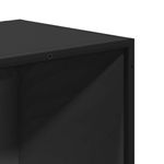 Casa si Gradina - Mobilier - Biblioteci si rafturi - Biblioteci - Dulap cu carti negru 60x35x76 cm lemn prelucrat - Infinity.ro