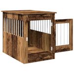 Petshop - Accesorii petshop - Culcusuri si custi - Custi interior si exterior - Mobilier lada pentru caini Lemn vechi 55x80x68cm Lemn prelucrat - Infinity.ro