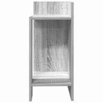 Casa si Gradina - Mobilier - Mese si birouri - Mese living - Mese laterale 2 buc cu raft Gri Sonoma 25,5x27x60 cm - Infinity.ro