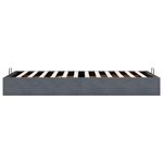 Casa si Gradina - Mobilier - Paturi si accesorii - Paturi - Cadru de pat otoman fara saltea Gri inchis 90x200 cm catifea - Infinity.ro