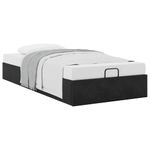 Casa si Gradina - Mobilier - Paturi si accesorii - Paturi - Cadru de pat otoman fara saltea Negru 80x200 cm catifea - Infinity.ro