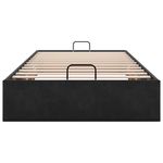 Casa si Gradina - Mobilier - Paturi si accesorii - Paturi - Cadru de pat otoman fara saltea Negru 80x200 cm catifea - Infinity.ro