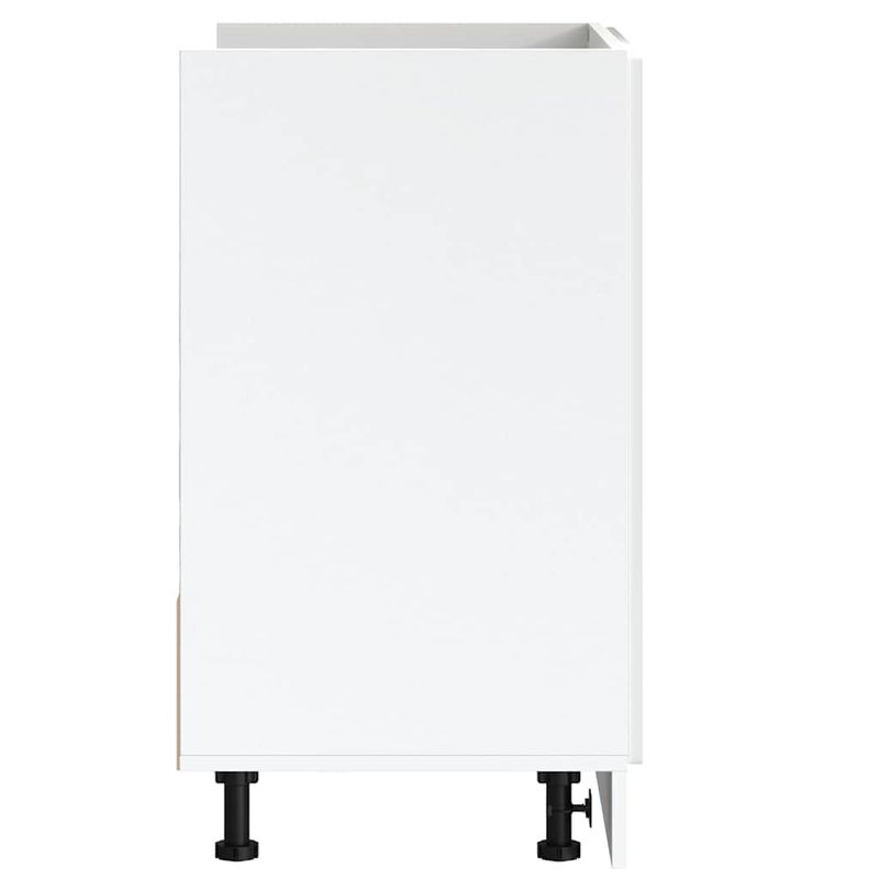 Casa si Gradina - Mobilier - Comode si corpuri - Corpuri bucatarie - Dulap de baza pentru chiuveta „Porto” alb lucios lemn de lemn - Infinity.ro