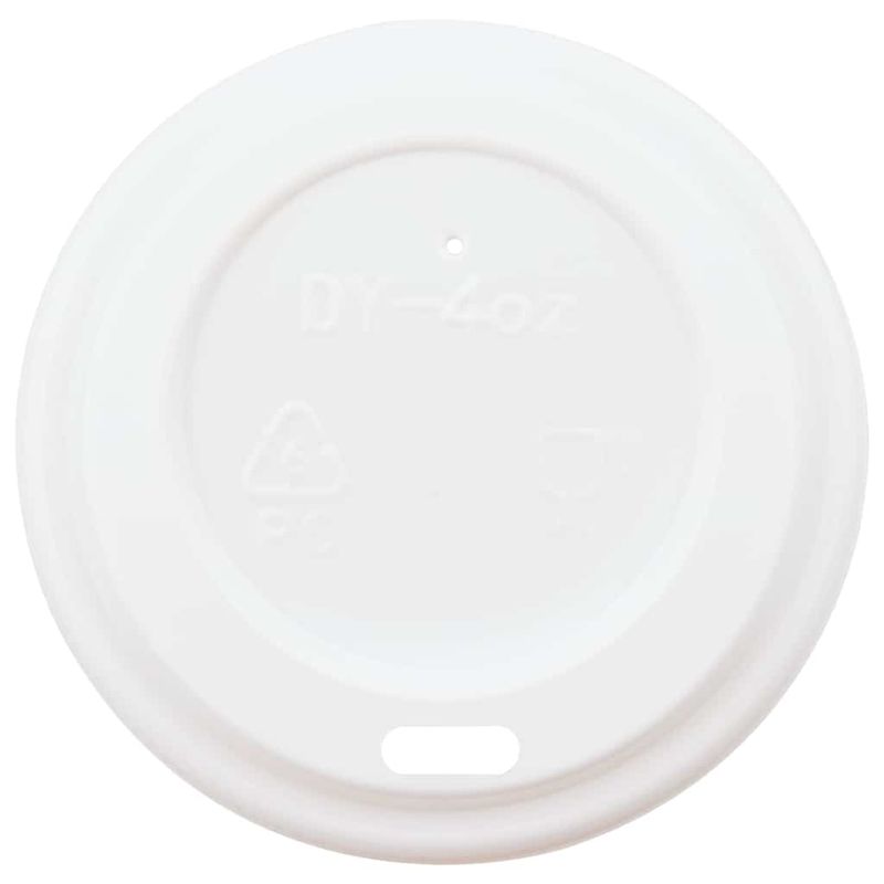 Casa si Gradina - Bucatarie si vesela - Cani si pahare - Cani si cesti - Capace pentru ceasca cafea hartie 4oz 1000 buc plastic alb - Infinity.ro