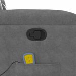 Ingrijire personala si Cosmetice - Sanatate si wellness - Articole wellness - Fotolii de masaj - Fotoliu de masaj rabatabil, gri inchis, microfibra - Infinity.ro