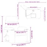 Ingrijire personala si Cosmetice - Sanatate si wellness - Articole wellness - Fotolii de masaj - Fotoliu de masaj rabatabil, gri inchis, microfibra - Infinity.ro